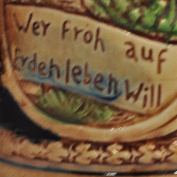 16 oz vintage C-4343 mug stein tankard German beer (177w) - Picture 7 of 11